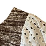 Badgley Mischka Sleeveless Tweed Dress with Eyelet Flutter Sleeves Photo 4