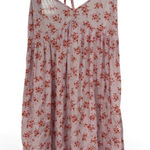 Volcom  Pink Hi Low Mini Dress Floral Tunic- Size Medium Photo 0