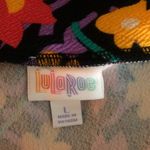 LuLaRoe  size large Vibrant Floral Skirt Yellow Purple Photo 2