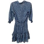 WAVERLY‎ GREY LIBERANT Patterned Mini Dress Blue Size XS Photo 4