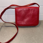 Giani Bernini EUC  Red Pebble‎ Leather Crossbody Handbag Purse Photo 0