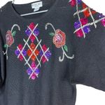 Victoria Jones Vintage  Petites Sequins Beaded Sweater‎ Photo 4