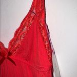 Avidlove  Lace chemise Lingerie NEW Small Babydoll nightie coral red soft sexy Photo 2