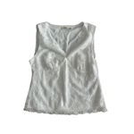 Cato  White Lace Cami Tank Top Blouse Size Medium Photo 2