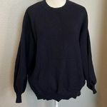 ZARA  Pullover Sweater with Pocket Size Small Navy Photo 0