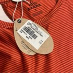 prAna NWT  Women’s Catarina Short Sleeve Sun Top Liqueur Wabi Stripe Size S Photo 4