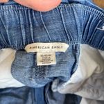 American Eagle  Paper Bag Denim Shorts | Lightweight | Size 12 | Pockets | EUC Photo 6