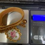 Vintage Wide Gold Photo 11