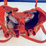 Michael Kors MICHAEL Jet Set Chain Ring Leather Tote in Tangerine Photo 9