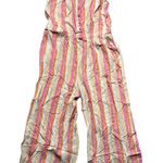Matilda Jane Women's Striped Jumpsuit Size M Multicolor Summer Wide-Leg Photo 0