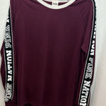 Victoria's Secret Victoria’s Secret VS Pink Long Sleeve Campus Baseball Oversized T-Shirt Tunic S Photo 0