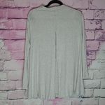 Free People WE THE FREE LIGHTWEIGHT GRAY RIBBED OPEN BACK HIGH NECK TUNIC SMALL Photo 1