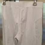 💕PEONY💕 Gray Hig Rise Leggings Faux Leather Panels L NWT Size L Photo 3