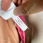 J. Crew Womens Bikini Bottom Large Pink Curved High Waist Cheeky Barbie NWT Photo 4