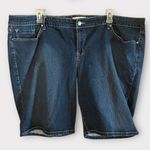 Torrid Women’s Plus Size 26 Dark Blue Denim 9” Bermuda Shorts Photo 0