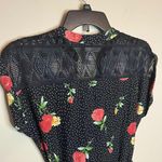 No Boundaries  Black Rose Floral Eyelet Lace Belted Sundress Photo 2