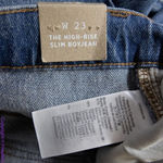 Madewell NEW High-Rise Slim Boyjean in Neal Wash: TENCEL™ Denim, 23 Photo 16