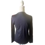 Brooks Brothers  Sweaters Women's Floral Silk-Cashmere Navy Sweater Medium Photo 4