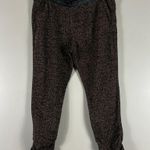 Free People Brown Milo Knit Metallic Jogger Pants Photo 3