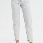 American Eagle  Pinstripe Stripe White Tapered Pants High Waist 4 Regular Photo 11