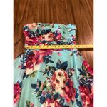 Paper Dolls Paperdoll Strapless Floral Mini flare skater cocktail Dress Lined Back Zip 5 S Photo 3