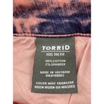 Torrid *New Shorts Womens Plus 22 Fusion Coral Acid Cut Off Denim Festival Girly Photo 2