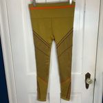 Fabletics High-Waisted Seamless Jacquard Chartreuse Legging Tights W-467 Size M Photo 3