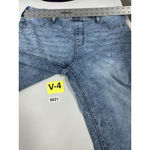 Terra & Sky Womans  Pull On Blue Jeans 1X 16w-18w Elastic Waist Excellent Photo 4