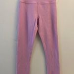 Athleta  Gap Elation Rib Ribbed Tight Legging XXS Pink EUC $99 Photo 1
