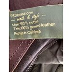 J Brand Mod Brand‎ Canvas Leather Trim Satchel Shoulder Bag Everyday Purse Photo 9