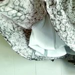 Naked Zebra Satin Tea Mini 90s Slip Dress Animal Print S Photo 5