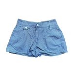 Rag and Bone  Preppy Nautical Pinstripe Shorts 4 Blue White Coastal Boho Yacht Club Photo 1