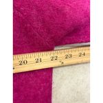 ZARA  Fuchsia Pink Alpaca Wool Blend Crew Neck Knit Sweater Fuzzy Winter‎ Holiday Photo 5