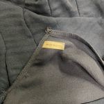 Rebecca Taylor Top Blouse S 2 Navy Silk Blend Draped Neck Peplum Career Office Photo 11