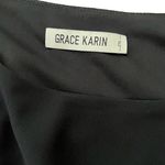Grace Karin Black Pull Over Blouse Photo 1