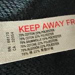 Free People  Ombre Tie Dye Metti Crew Black White Size Small Oversized Pockets Photo 10