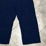 Soma Cool Noght Navy Pajama Pants PJ Gold Star Print XL Blue Photo 5