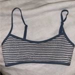 PacSun  Striped Ruched Blue Bikini Top Photo 5