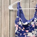 Imperfect Une Piece luxury swimsuit removable bows one piece blue pink floral 6 Photo 10