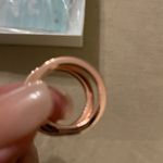 Park Lane TWO rose gold infinity rings sz 7 Photo 2