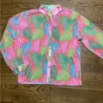 Jess Lea Malibu Sunset pleated short and top set. Size Large Pink Photo 3