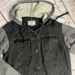 Forever 21 EUC denim and cotton jacket removable hood Photo 1