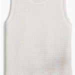 J.Crew  Factory | NWT | Crochet sweater-tank in White | Sz S Photo 0