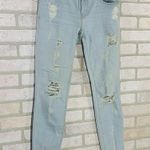 Current/Elliott The Stiletto Skinny Jeans in Chalky Indigo Shredded Size 27 Photo 3