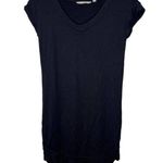 Athleta  Womens black T-Shirt pullover short sleeve Dress  casual style 70378 XS Photo 0