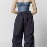 Urban Outfitters Navy Sloan Nylon Balloon Pants Sz M Photo 4