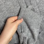 SOH cashmere merino blend cable pullover in fog hue size S Gray Photo 98