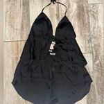 Garage Black Satin Pajama Set Photo 0