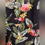 Charter Club  Luxury Linen Cotton Blend Pants Size Medium Tie Belt Tropical Wide Photo 4