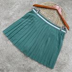 Girlfriend Collective  Tropic Pleated Club Skort Skirt Tennis Golf in Green XL Photo 3